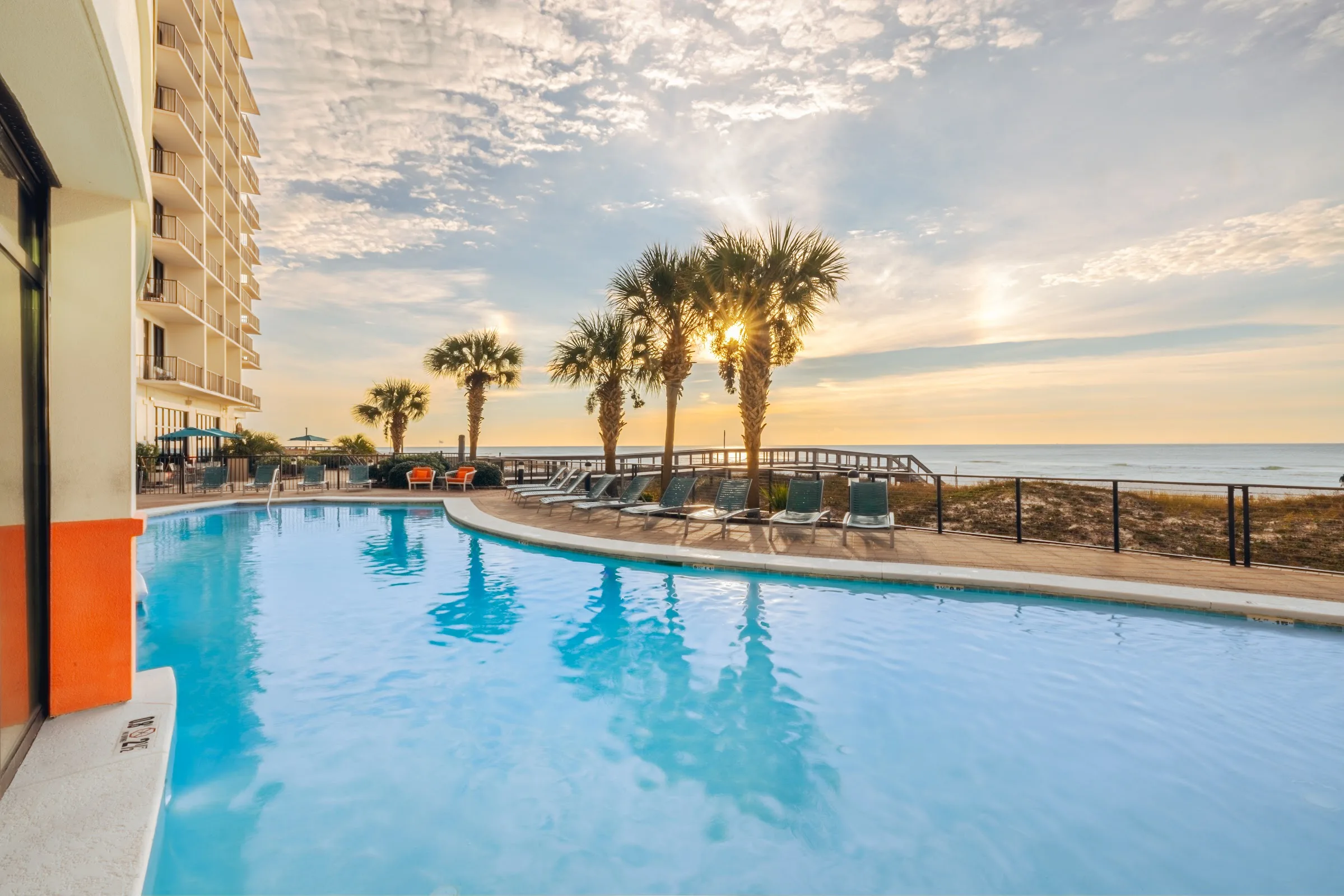 Orange Beach coastline near Hampton Inn & Suites