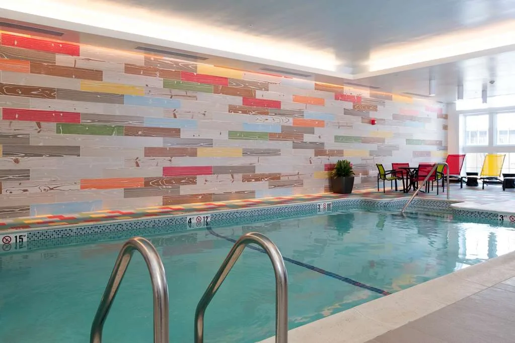 Indoor pool at Hilton Garden Inn